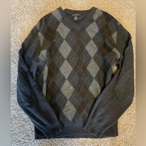 Mens Banana Republic Argyle sweater